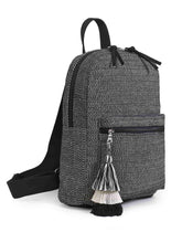 Chevron Cotton Canvas Backpack
